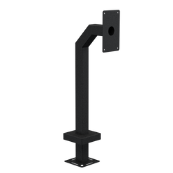 PEDESTAL PRO 33PE1-ZENI-02-CRS 42" Heavy Duty Gooseneck Pedestal - Zenitel KNSP-01, KNSP-09