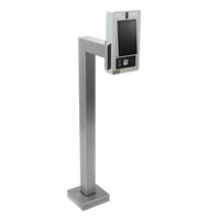 PEDESTAL PRO 33PED-BUT-002-CRS 44" Steel Pedestal - ButterflyMX 7" Surface Video Intercom