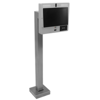 PEDESTAL PRO 33PED-BUT-004-CRS 44" Steel Gooseneck - ButterflyMX 11.6" Surface Video Intercom