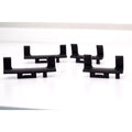 LEVO Pro Clamping Ends for Tablet Stands with Dual Clamp - SET OF 4 (Complete Set)