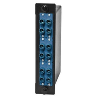 Hubbell OCSTSM 12-Adapter Fiber LGX Cassette, OS2, ST Duplex to MTP, Blue