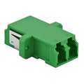 Hubbell FANLCDSS6GN Screw Mount Fiber Adapter, LC Duplex, 6-Pack, Green