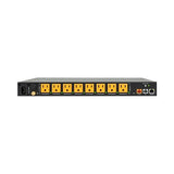 WattBox WB-800CH1U-IPVM-8 1U Integrated Faceplate IP Power Conditioner, 8-Individually Metered and Controlled Outlets