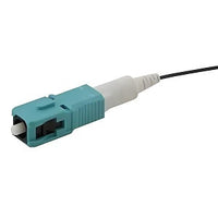 Hubbell FCSC900K50GM12 PROClick Connector, SC, OM3/OM4, 12-Pack, Aqua