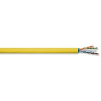 Hubbell C6ASRDSY NEXTSPEED CAT6a 23AWG Discontinuous Shield, Reel in Box, UTP, Riser, Yellow