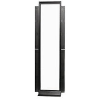 Hubbell CS1973H Relay Rack, 7' x 3.25" Channel with Hinged Covers, Black