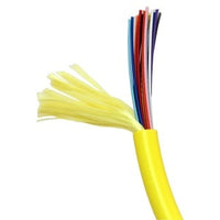 Hubbell HFCD1024PS 24-Fiber Indoor Tight Buffer Distribution Cable, Singlemode, Yellow