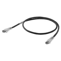 Hubbell HC6BK80 Copper Solutions, Patch Cords, Ascent, Cat6A, Slim, Blue, 80'