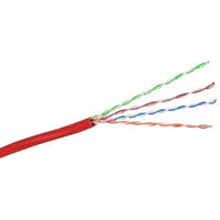 Hubbell HC6RRER CAT6 Cable, Riser, REELEX Box, Red