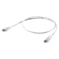 Hubbell HC6W60 CAT6 24-8 NEXTSPEED Patch Cord, Slim, 60', Copper, White