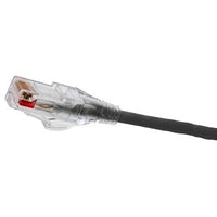 Hubbell HCL6BK07 NEXTSPEED CAT6 UTP Patch Cord, Low Diameter 28AWG, Black