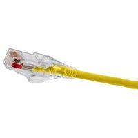 Hubbell HCL6Y10 NEXTSPEED CAT6a Patch Cable, Slim Low OD, 10', Yellow
