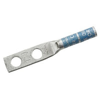 Hubbell HGBL06DB LUG Double Hole, 6 AWG 50-Pack, 1" ID