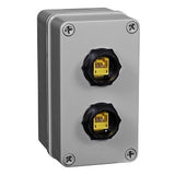 Hubbell HI44XGY HI-IMPACT Thermoplastic Surface Mount Box, 4-Port