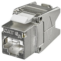 Hubbell HJS6A24 CAT6 Keystone Jacka UNI Shielded, 24-Pack, Clear