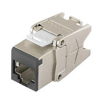 Hubbell HJS6BK Shielded Jack with Cobra-Lock Termination, Black