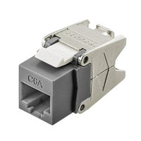 Hubbell HJU6AGY24 CAT6 Keystone Jacka Ascent Jacks, 24-Pack, Gray