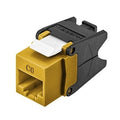 Hubbell HJU6GL24 NEXTSPEED CAT6 Jack with Cobra-Lock Termination, UTP, 24-Pack, Gold