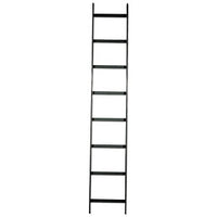 Hubbell HLS0618B Wired Ladder and Ladder Connector, 6' L x 18" W, Black