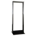 Hubbell HPW48RR23 24U Relay Rack, 48" Height, 23" Width, Black