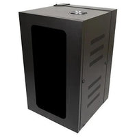 Hubbell HQC4824 HQC Series Wall-Mount, 48"H x 24"D, Window Door, Black
