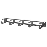 Hubbell HS13 Horizontal Cable Management, S-Series, 1-Unit, 3" Extension, Black