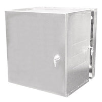 Hubbell HSQ24S26W Cabinet Quadcab Wall Mount, 2'H x 26"D, Solid White