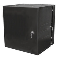 Hubbell HSQ24S36 Rack Cabinet and Frame CabinetQUADCAB Wall Mount 2'Hx36"D Black