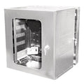 Hubbell HSQ24W Cabinet Components, QUADCAB 24", Window Door, Black