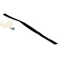 Hubbell HVSCTW Cable Management Velcro Pad and Loop Adhesive, 25-Pack, Black