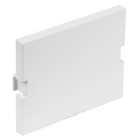 Hubbell IMB15W Istation Module Blank 1.5U, 5-Pack, White