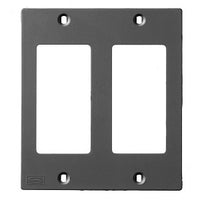 Hubbell KP26BK Ceiling Mount Wall Mount Plate, Faceplate Keypad SER1-GSTYLELINE, Black