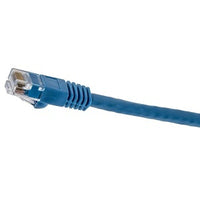 Hubbell NSC6B03 netSELECT 24/8 CAT6 Patch Cord, Slim, Snagless, PVC-CM, 3' Blue