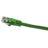 Hubbell NSC6GN07 netSELECT 24/8 CAT6 Patch Cord, Slim, Snagless, PVC-CM, 7' Green