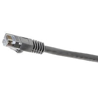 Hubbell NSC6GY10 netSELECT 24/8 CAT6 Patch Cord, Slim, Snagless, PVC-CM, 10' Gray