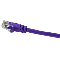 Hubbell NSC6P05 netSELECT 24/8 CAT6 Patch Cord, Slim, Snagless, PVC-CM, 5' Purple