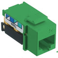 Hubbell NSJ5EGN CAT5e Keystone Jack 8POS UNI A/B, Green