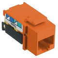 Hubbell NSJ6OR24 CAT6 netSELECT Modular Jack, 24-Pack, Orange