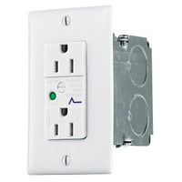 Hubbell NSOKPS 2-Gang netSELECT Cabinet Power Kit, 120VAC at 15A, Duplex Surge