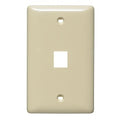 Hubbell NSP11I Wall Plate Label-Less -G 1-Port EI and Keystone Plates
