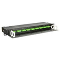 Hubbell OFPNLSCA1X16P3 Fiber Splitter 1x16 Panel Mount Adapter, SC/APC with Green Ports, 0.3 dB Loss