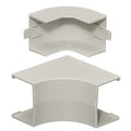 Hubbell PL1IEBC Internal Elbow for Non-Metallic Raceway, Latching LANTRAK, Base and Cover