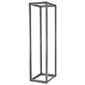 Hubbell SF841942 4-Post Rack Server Frame, 84x42", Black