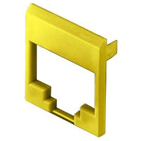 Hubbell SJFY HJS Series Jack Face, 2.5"x3.5", 100-Pack, Yellow