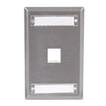 Hubbell SSFL11 Stainless Wallplate, SG