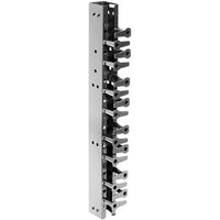 Hubbell VS76A Rack, Vertical Channel, 7'H x 6"W, Black