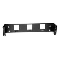 Hubbell WBB24 NEXTFRAME Wall Mount Bracket, Bottom Hinged, 2U, 4" Depth, Black