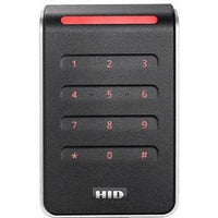 HID 40KNKS-02-000278 Signo 40K Pigtail Keypad Reader with Smart Profile, Wiegand, 4-Bit Message, Red LED, Red Keypad Bac