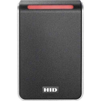 HID 40TKS-T1-000000 Signo 40 Wall Mount Reader, Seos Profile, OSDP/Wiegand, Terminal, Mobile Ready, Black with Silver Tr