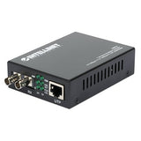 Intellinet 506519 Fast Ethernet Media Converter 10/100Base-TX to 100Base-FX (ST) Multi-Mode, 2km (1.24mi)